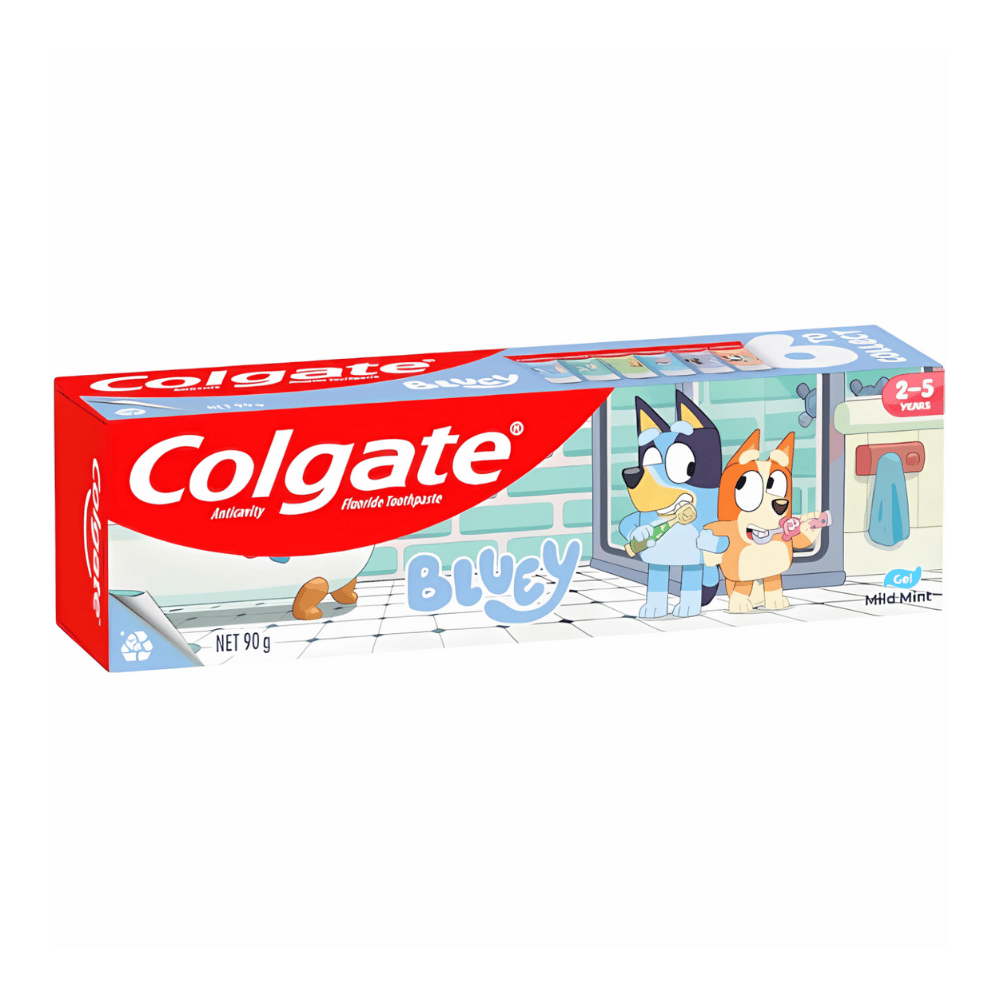 Colgate Kids Toothpaste Junior Bluey 2-5 Years 90g - OralCare