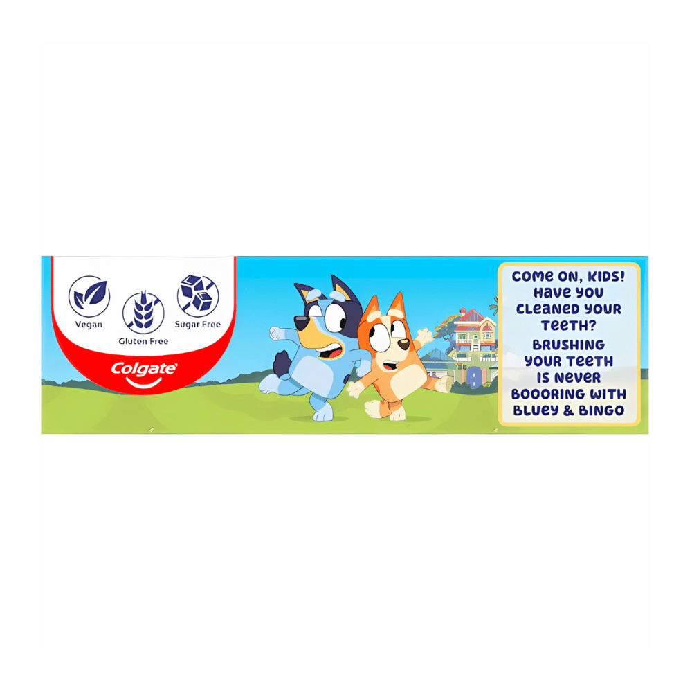 Colgate Kids Toothpaste Junior Bluey 2-5 Years 90g - OralCare