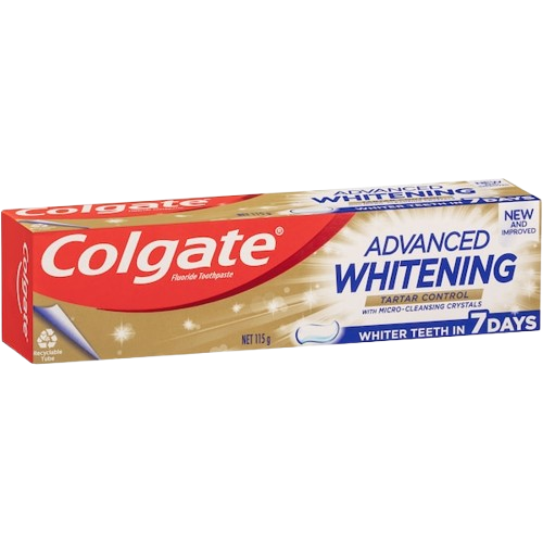 Colgate Whitening Toothpaste Advanced Whiten Tartar Control 115g