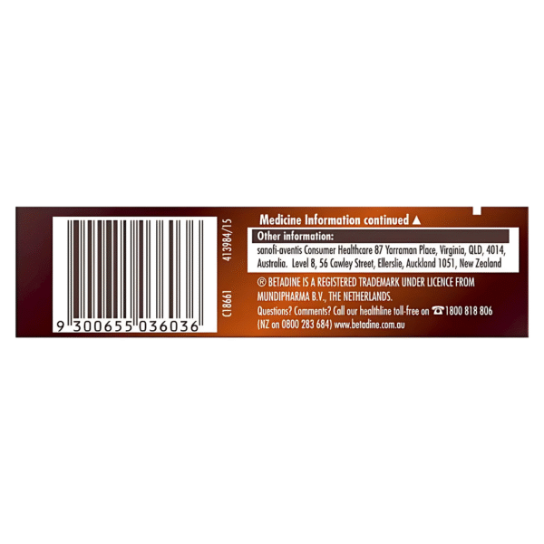 Betadine Cold Sore Ointment Cream 7.5g - Image 3