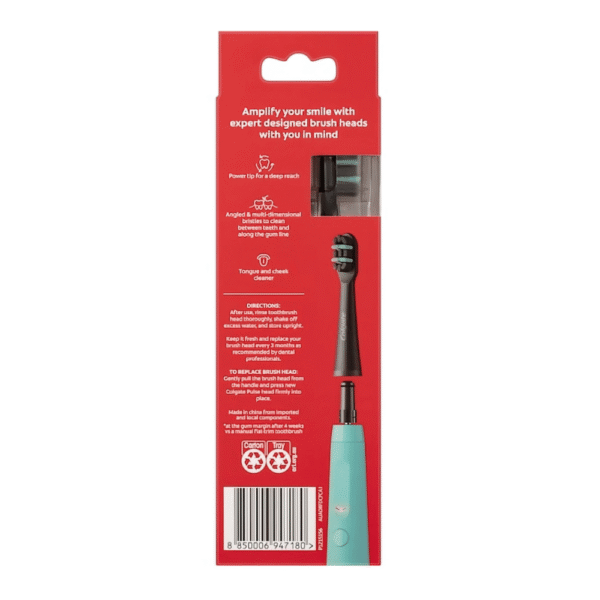 Colgate Electric Toothbrush Refill Pulse Deep Clean 4 pack - Image 2