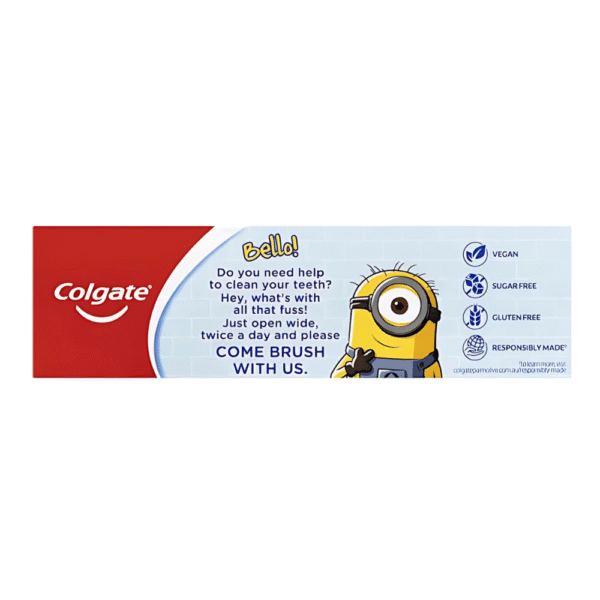 Colgate Kids Toothpaste Kids Minions 6+ Years Mint Gel 90g - Image 2
