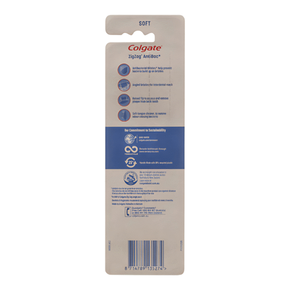 Colgate Manual Toothbrush Zig Zag Interdental Clean Soft Value 3 pack - Image 2