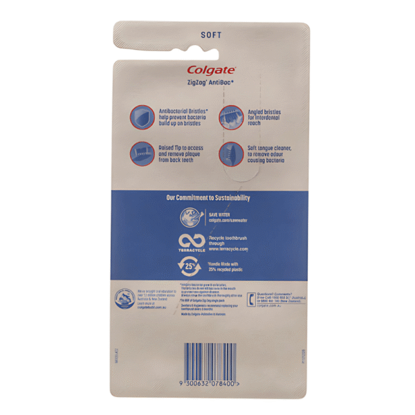 Colgate Manual Toothbrush Zig Zag Interdental Clean Soft Value 6 pack - Image 2