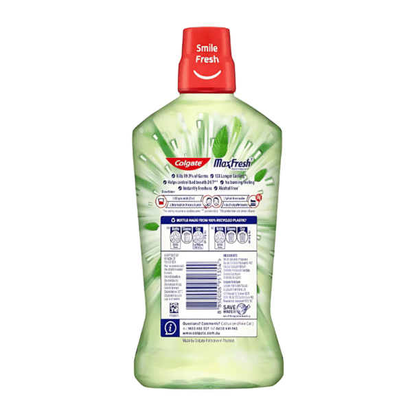 Colgate Max Fresh Mouthwash Mint Fusion 1L - Image 2
