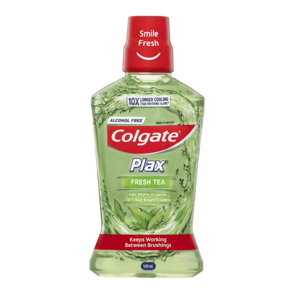 Colgate Mouthwash Fresh Tea Alcohol Free - Plax 500ml