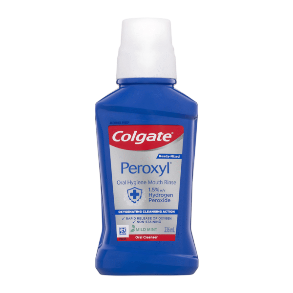 Colgate Mouthwash Oral Cleanser Mint - Peroxyl 236ml