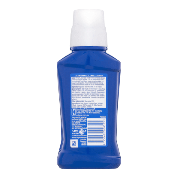 Colgate Mouthwash Oral Cleanser Mint - Peroxyl 236ml - Image 2