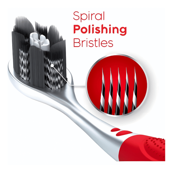 Colgate Optic White Charcoal Toothbrush Soft 2 pack - Image 2