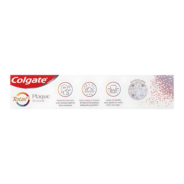 Colgate Plaque Release Toothpaste Total Fragrant Mint 95g - Image 2