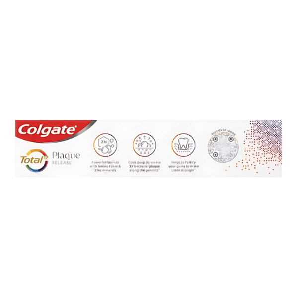 Colgate Plaque Release Toothpaste Total Natural Mint 95g - Image 2