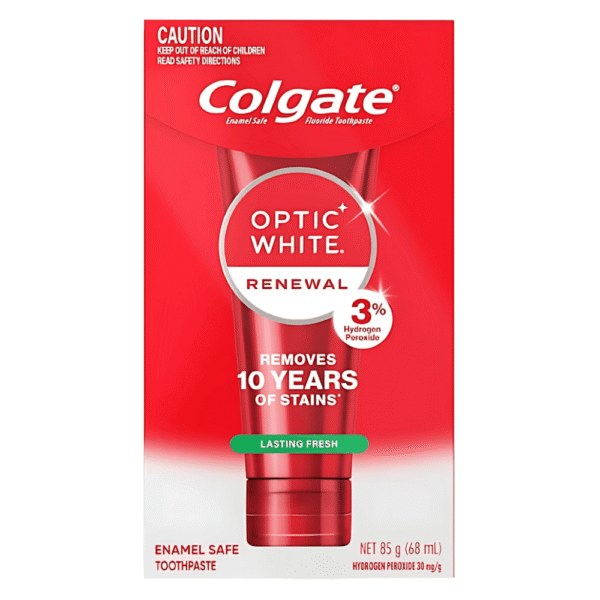 Colgate Teeth Whitening Toothpaste Optic White Renewal Lasting 85g