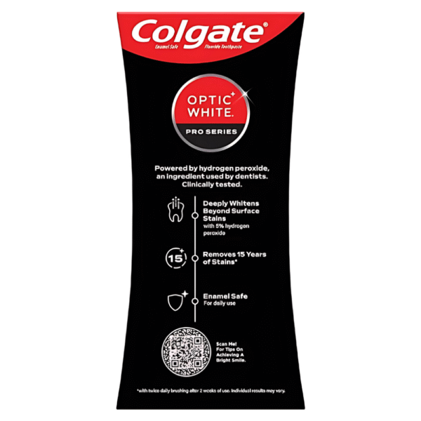 Colgate Teeth Whitening Toothpaste Pro Optic White Vividly Fresh 80g - Image 2