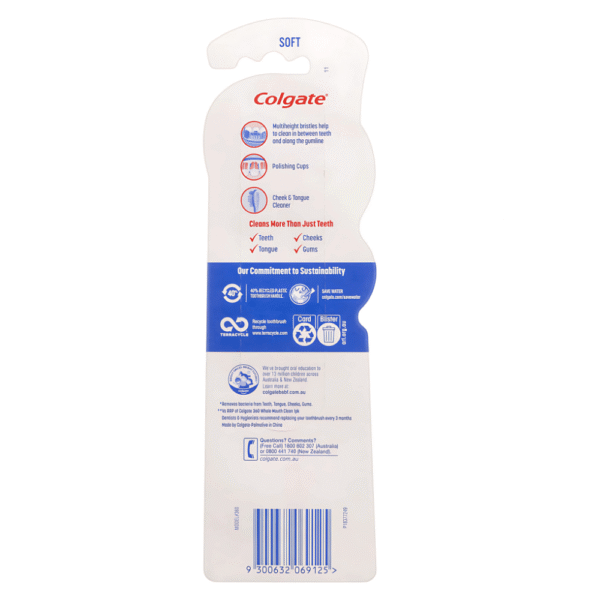 Colgate Toothbrush 360 - Soft Value Pack 2 pack - Image 2