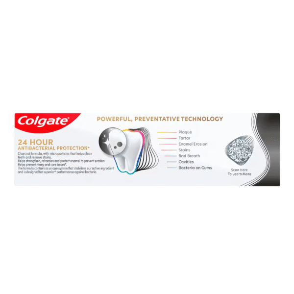 Colgate Total Active Prevention Deep Clean With Charcoal Toothpaste 200g - Image 2