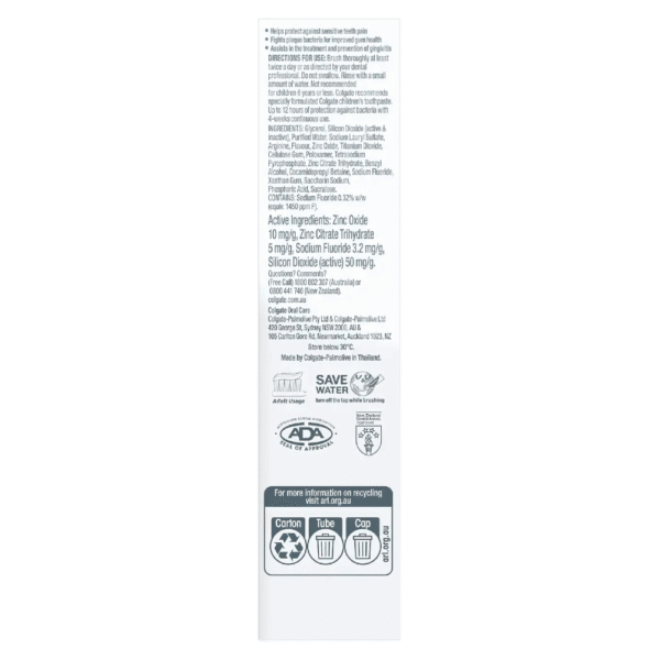 Colgate Total Toothpaste Sensitivity & Gum Health 115g - Image 2