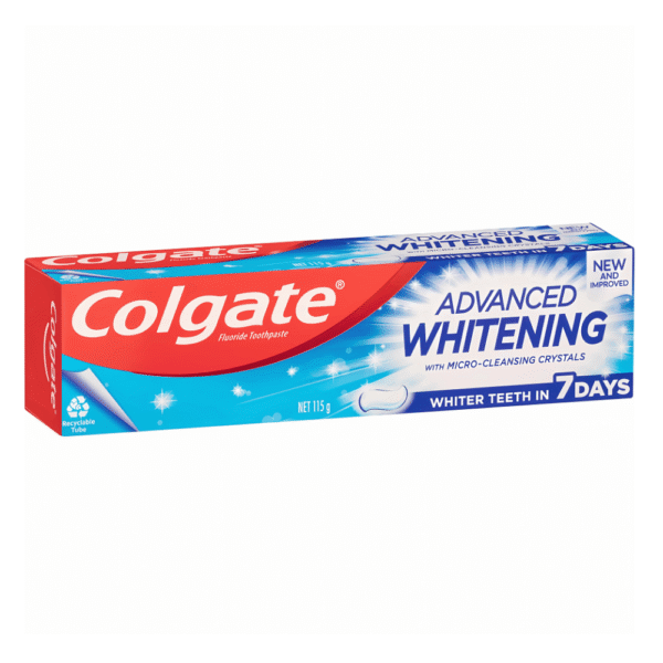 Colgate Whitening Toothpaste Advanced Whitening 115g