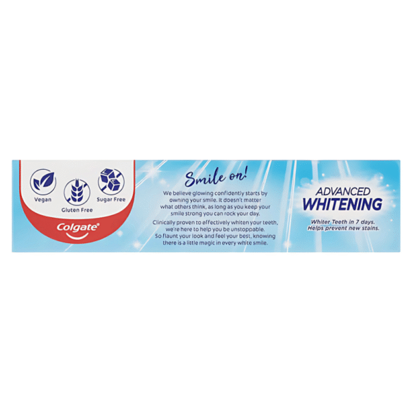 Colgate Whitening Toothpaste Advanced Whitening 200g - Image 2