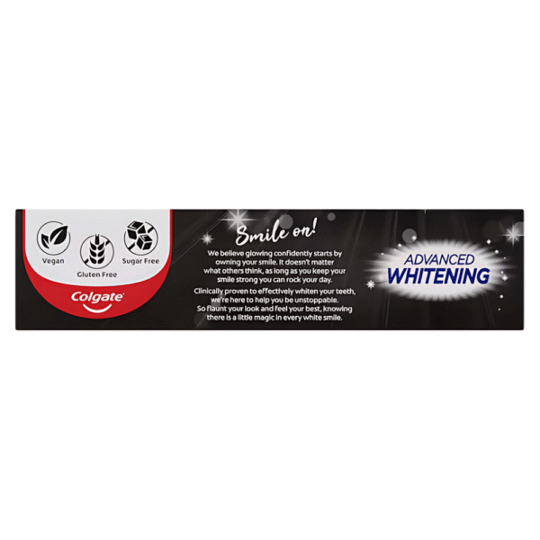 Colgate Whitening Toothpaste Advanced Whitening Charcoal 180g - Image 2