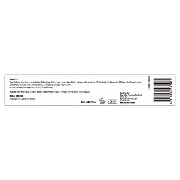 Healthy Care Whitening Propolis Toothpaste 120g - Image 3