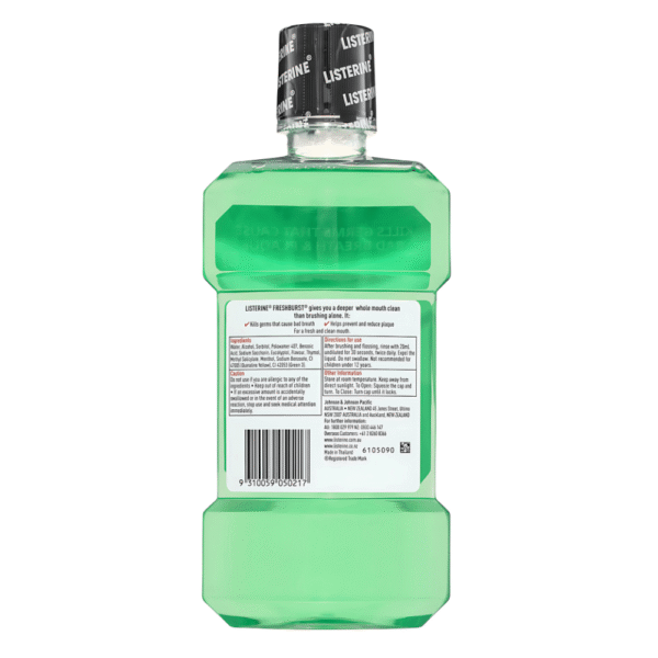 Listerine Freshburst Antibacterial Mouthwash 500mL - Image 2
