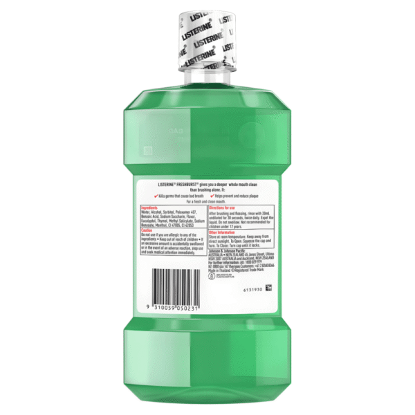 Listerine Freshburst Antibacterial Mouthwash 1L - Image 2