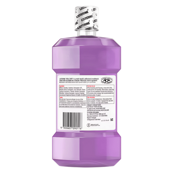 Listerine Total Care Antibacterial Mouthwash 250mL - Image 2