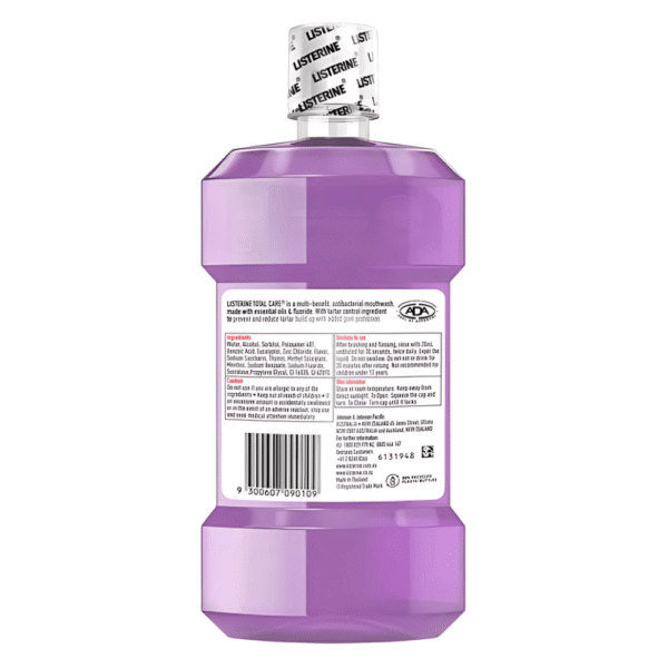 Listerine Total Care Antibacterial Mouthwash 500mL - Image 2