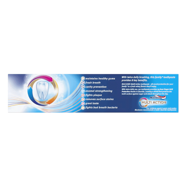 Macleans Toothpaste Multi Action Whitening Fluoride Toothpaste 170g - Image 2