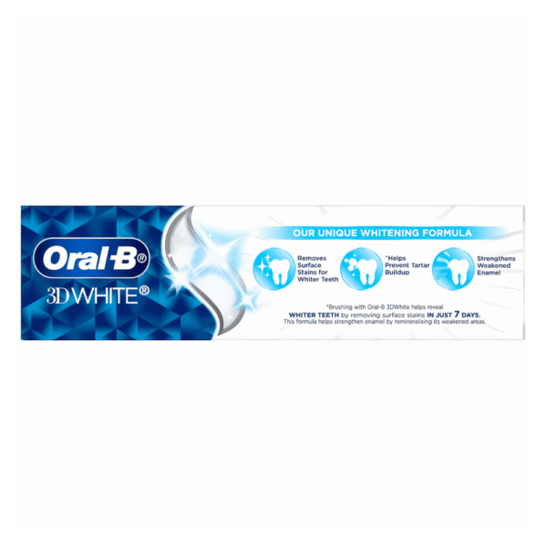 Oral-B 3D White Enamel Strong Whitening Toothpaste 110g - Image 2