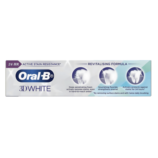 Oral-B 3D White Lasting White Fresh Blast Whitening Toothpaste 95g - Image 2
