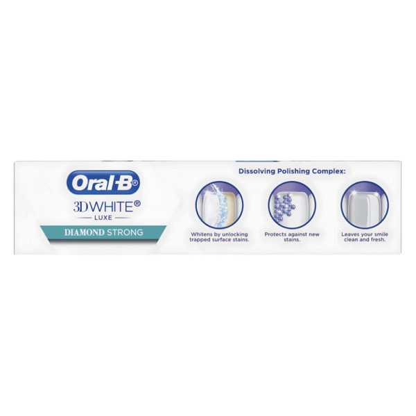 Oral-B 3D White Luxe Diamond Strong Whitening Toothpaste 95g - Image 2