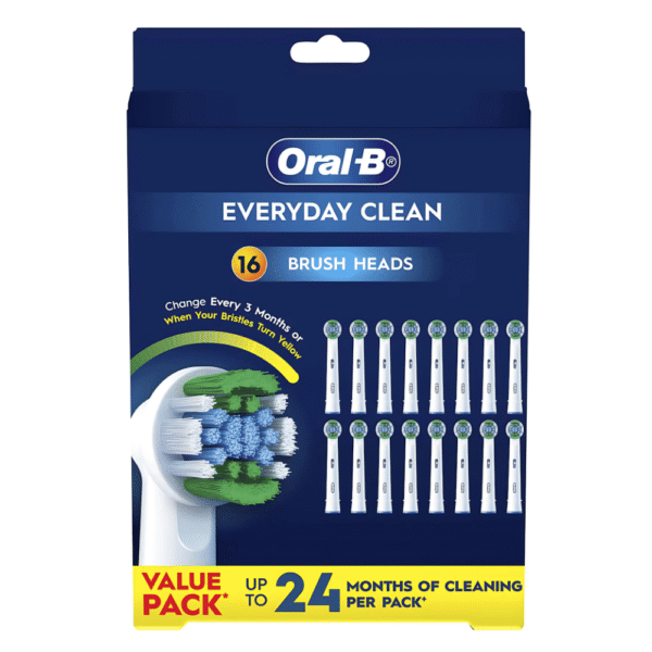 Oral-B Everyday Clean Electric Toothbrush Replacement Heads 16 pack