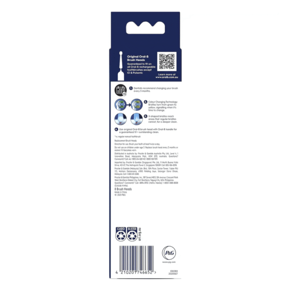 Oral-B Everyday Clean Electric Toothbrush Replacement Heads 8 pack - Image 2
