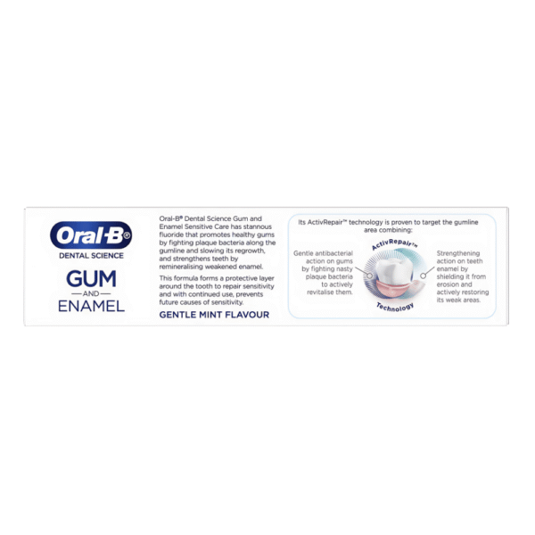Oral-B Gum Care & Enamel Sensitive Care Mint Toothpaste 110g - Image 2