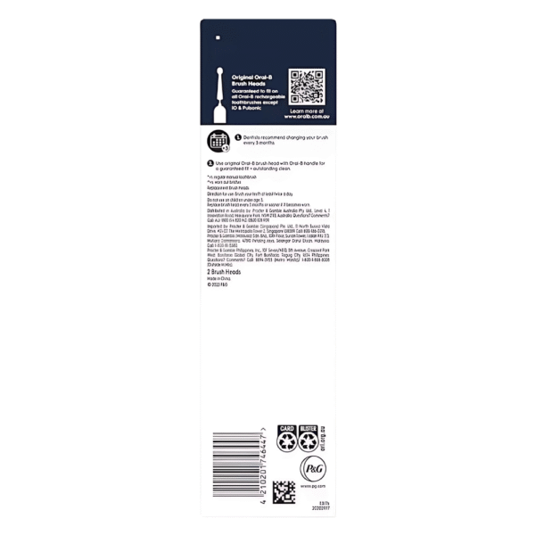 Oral-B Sensitive Clean Electric Toothbrush Replacement Heads 2 pack - Image 2
