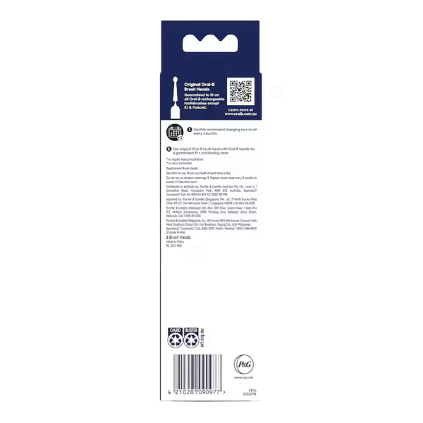 Oral-B Sensitive Clean Extra Soft Bristle Head Refill 6 pack - Image 2
