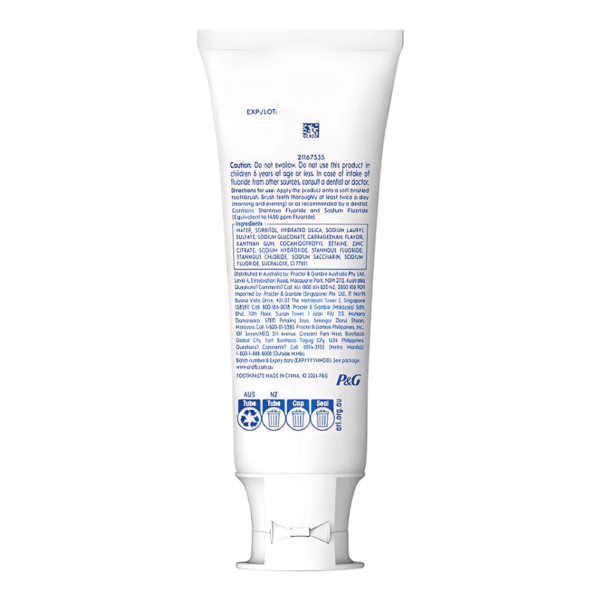 Oral-B Sensitivity & Gum Care All Day Protection Clean Toothpaste 90g - Image 2