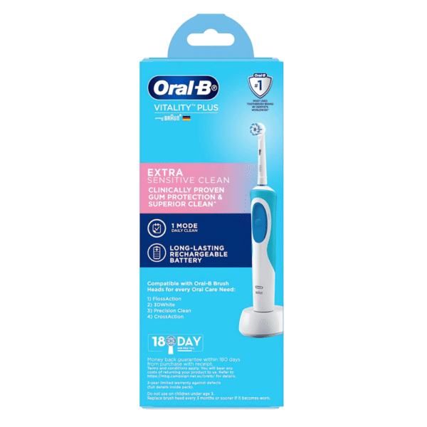 Oral-B Vitality Extra Sensitive Clean Electric Toothbrush each - Image 2
