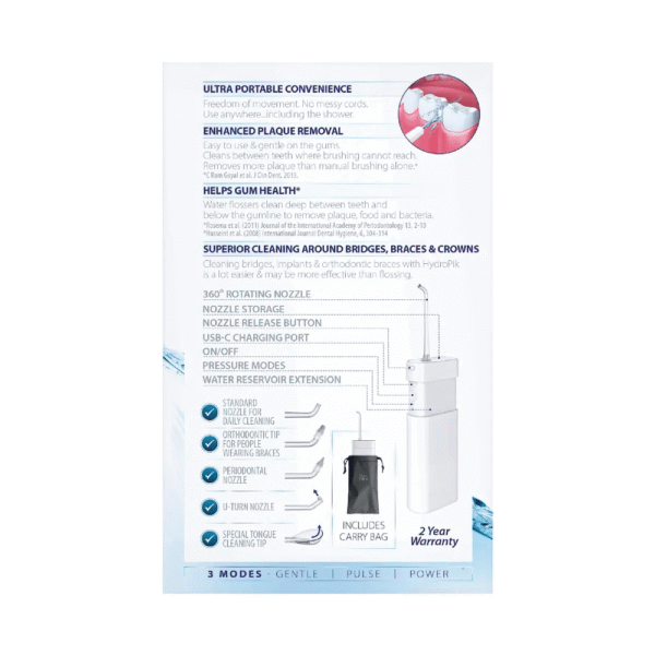 Piksters Hydropik Mini Water Flosser each - Image 2