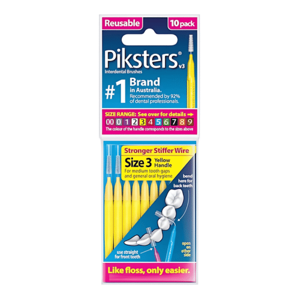 Piksters Interdental Brushes Size 3 10 pack