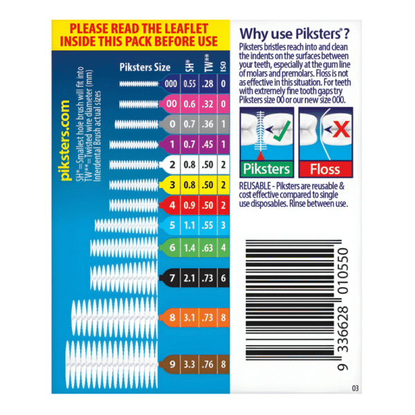 Piksters Interdental Brushes Size 3 35 pack - Image 2