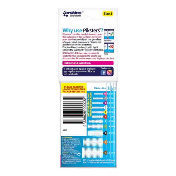 Piksters Interdental Brushes Size 3 10 pack - Image 2