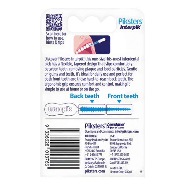 Piksters Interpik Interdental Picks 60 pack - Image 2