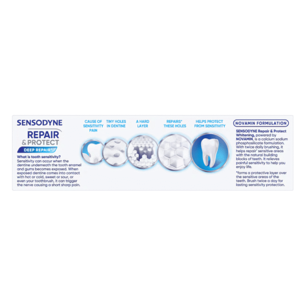 Sensodyne Repair & Protect Whitening Toothpaste For Sensitive Teeth 100g - Image 2