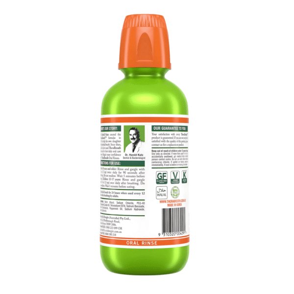 TheraBreath Dentist Formulated Fresh Breath Oral Rinse Mild Mint 473mL - Image 2