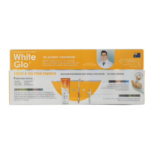 White Glo Coffee & Tea Stain Removal Toothpaste 150g - Image 2