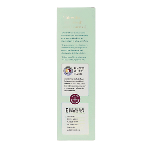 White Glo Purple Toothpaste 205g - Image 2