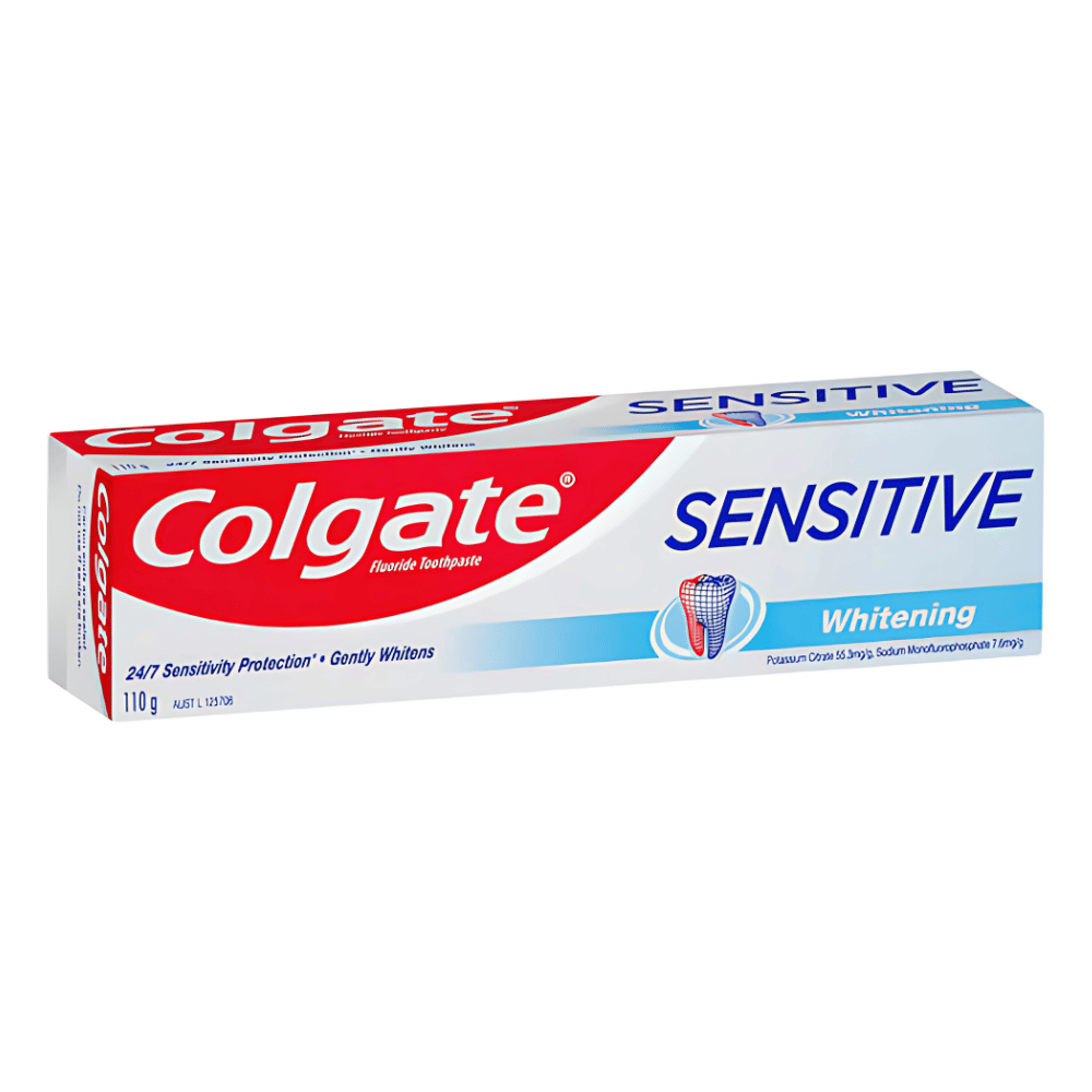 colgate-sensitive-toothpaste-whitening-1.png Colgate Sensitive Toothpaste Whitening 110g - Image 1