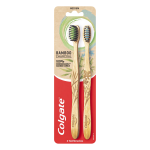 Colgate Toothbrush Biodegradable Bpa Free Bamboo 2 pack